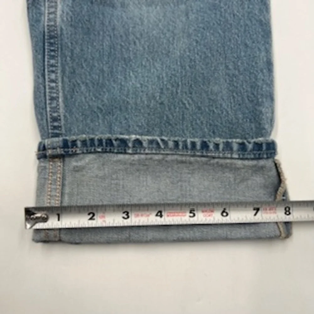 Isabel Maternity‎ by Ingrid & Isabel Cropped Vintage Straight Jeans Light Wash 6